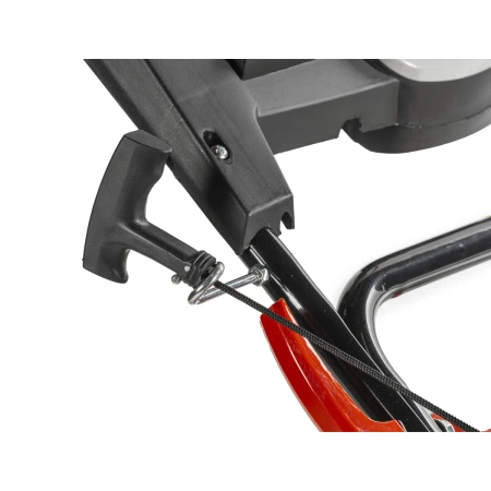 Cositoare pe benzină cu tracțiune și reglarea vitezei de cosire GARDEN DEDRA DED8725Q-56L, motor LONCIN, 3,5 kW, 196 cm3, transmisie GT, lățime de tăiere 56 cm, două lame