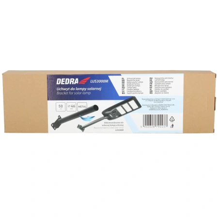 Кронштейн для солнечного уличного фонаря, DEDRA LUS3000M