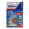 Delta Anti-clog sandpaper #100, 140x140x80mm, Velcro, 5pcs, DEDRA DED7941R3