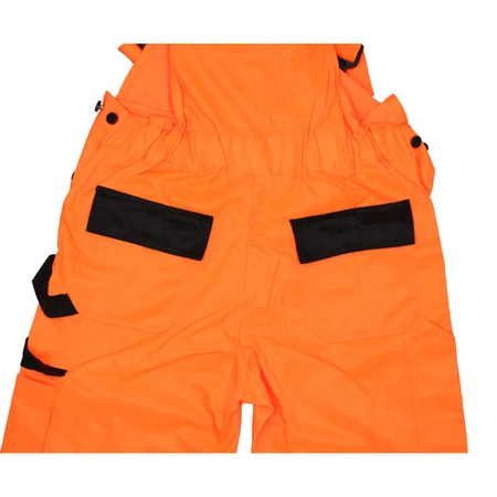 Reflexní kalhoty s laclem vel. M,oranžové