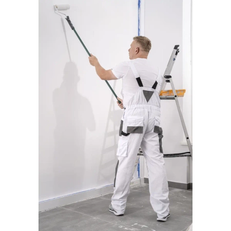 Salopetă de protecţie mărime M/50, alb, greutate 190g/m2