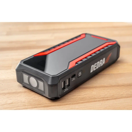 Power-bank cu funcție de pornire a motorului DEDRA DEPP1201, Li-Ion 12000mAh, ecran LCD