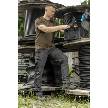 Чоловіча футболка DEDRA BH5TA-XXL XXL, колір армійський, 100% бавовна