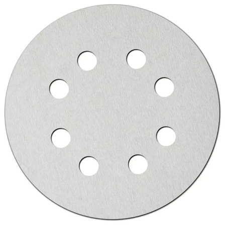 Discuri abrazive albe 180mm, gradatie 180, prindere arici, 5 buc
