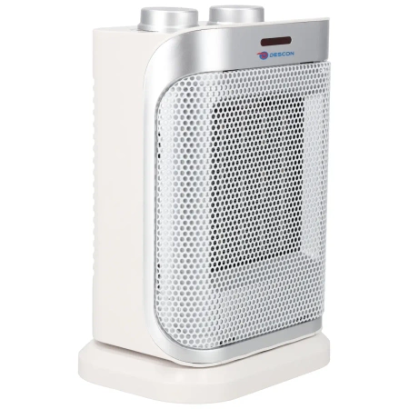Keraamiline termoventilaator võnkumisega valge/hõbedane DESCON DA-T184CS 1500W