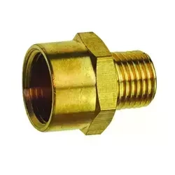 1/4" reduktor PANSAM A535339 väliskeermega (M) x 3/8" sisekeermega (F)