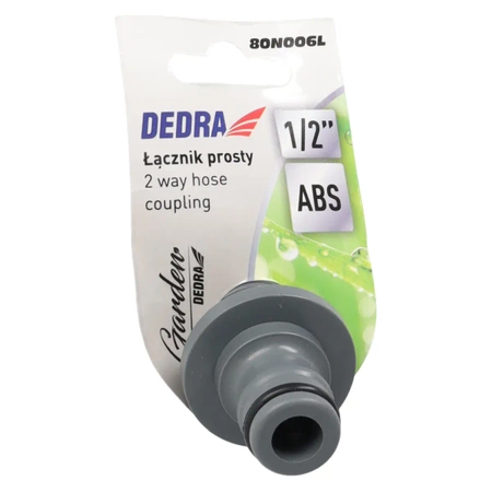 З'єднувач прямий 1/2", вільний GARDEN DEDRA 80N006L