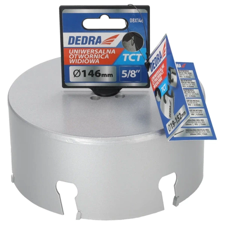 DEDRA TCT univerzalna vrtalna žaga 08X146 146 mm 5/8''