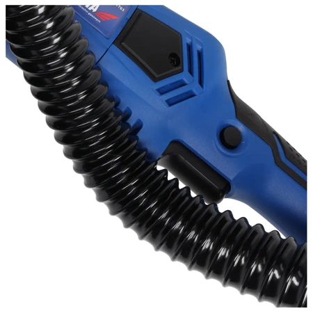 DEDRA DED7763 1010W īsā slīpmašīna apmetumam, duo, turbo, 225 mm disks, trīsstūrveida galviņa, drywall, somiņai, koferis