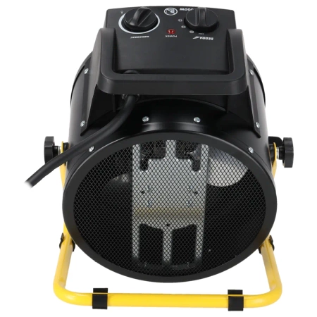 DEDRA DED9932B Електричний обігрівач PTC 5,0кВт, 400В, круглий, чорний DEDRA DED9932C Керамічний нагрівальний елемент