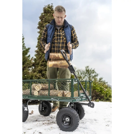 Garden cart with net, DEDRA N1011 96x50x80cm