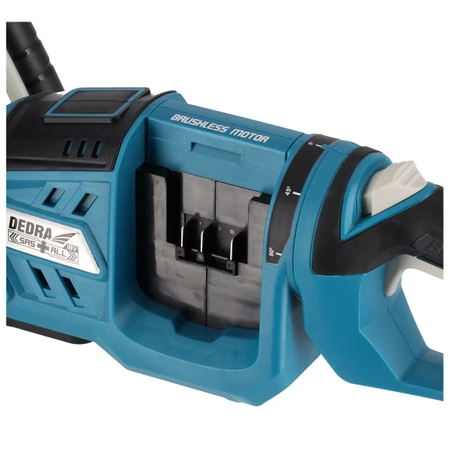 Cordless brushless hedge trimmer 510mm 2x18V DEDRA SAS+ALL DED7192VL50