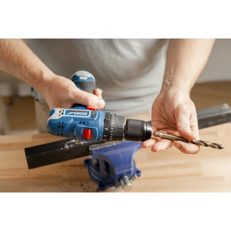 DEDRA MAUS DED7310T06 Power Tool Set: Cordless hammer drill 12V DED7331, 45 Nm, 2 Ah battery DED7320, charger DED7302