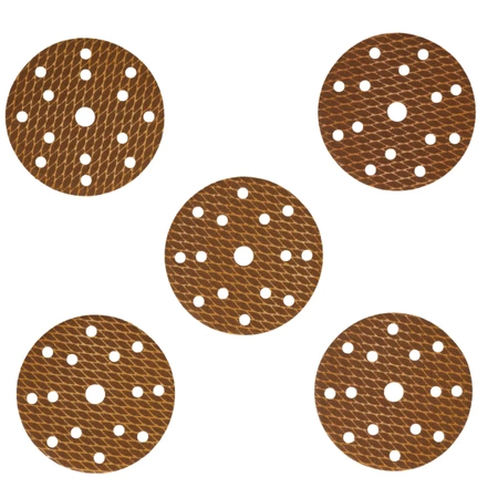 Anti-clog sanding discs 150mm, #220, Velcro, set of 5pcs, DED7982R07
