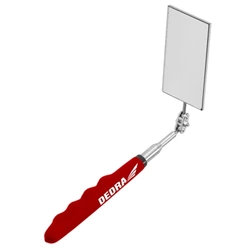 Inspection mirror 50x90mm, telescop.295-750mm, square DEDRA 06F802