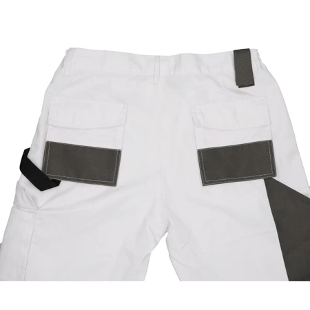 Kalhoty ochranné velikost S/48, bílá, gramáž 190g/m2