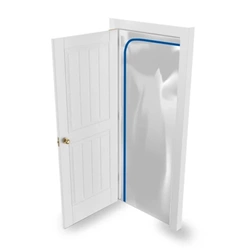 Prachový závěs 120x220cm, zip, DEDRA BH1060