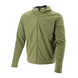 Muška jakna s kapuljačom DEDRA BH63B01-XXXL, lagana, veličina XXXL, membrana, zelena