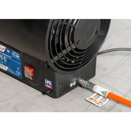 Gaasikütteseade 17kW, must DEDRA DED9941A