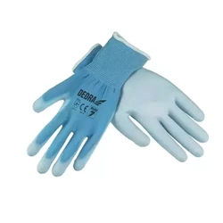 DEDRA Защитные перчатки из полиуретана BH1009R08 размер 8 (пара)