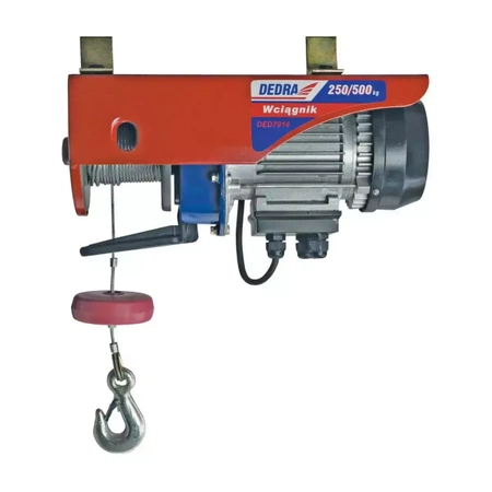 Electric cable winchCable winch DED7911 125/250kg, 550W