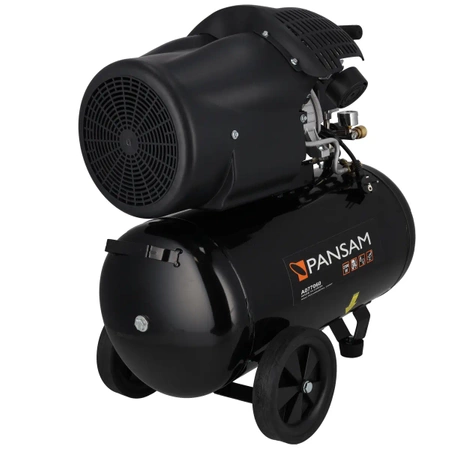 Kompressor, kompressor 50L PANSAM A077060 õlitatud kahe kolbiga V-komplekt 2300W 8 bar