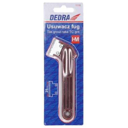 Škrabka-špachtla prehlbnovačka drážok 25mm