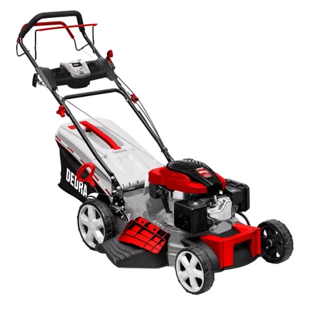 Gas-powered lawn mower with drive, 3.6 kW, 53 cm GARDEN DEDRA DED8725Q-53L, 196cc, speed adjustment, 2 blades, Loncin engine