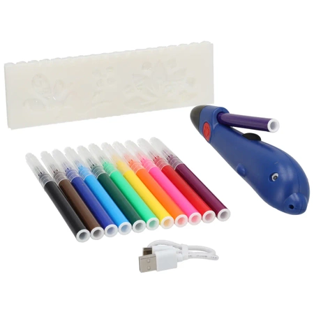 Graffiti marker pliiats, DEDRA KIDS M315.030, juhtmeta USB