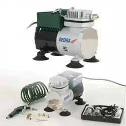 Painting set with mini compressor