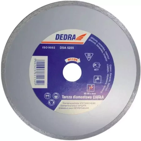 Pidev teemantplaatide ketas DEDRA H1132 125mmx22,2mm