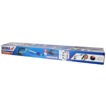 DEDRA DED7748 710W cilindriskā slīpmašīna, 225 mm disks, ģipša virsmām, ģipškartona paneļiem