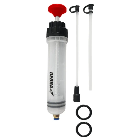 Manual fluid extractor/syringe DEDRA N1543, capacity 200 ml