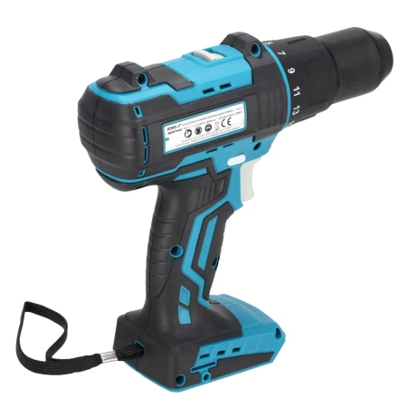 Akkus fúró/csavarozó, 18V, DEDRA SAS+ALL DED7142 50Nm, 13mm, ütőfunkcióval, kefe nélkül