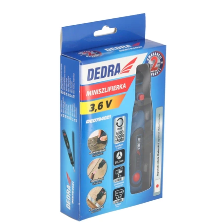 Акумулаторен минишлайф DEDRA DED7940Z1 3,6V, USB