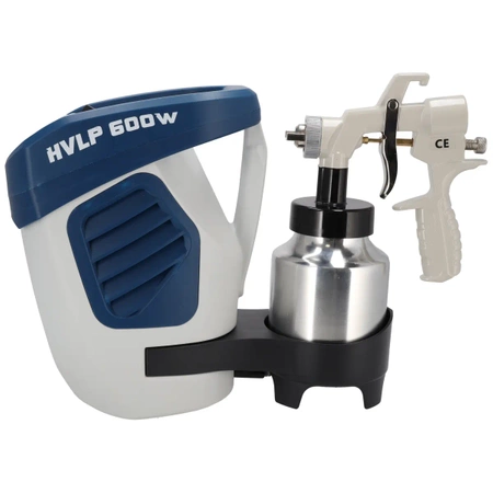 HVLP paint unit for spray painting, DEDRA DED7413 600W, 1L tank, 1.8mm and 2.5mm nozzle
