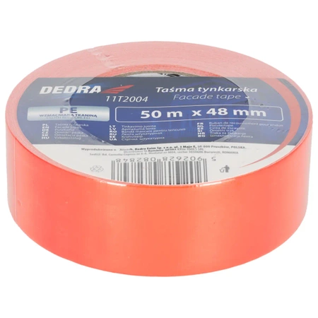 Plastering tape, facade tape, professional 48mm x 50m, DEDRA 11T2002