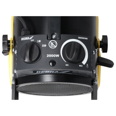 Електрически нагревател 2,0kW, кръгъл, черен DEDRA DED9930B