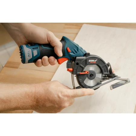 Akumulatora diska zāģis 85 mm 12V DEDRA MAUS DED7336, disks 85x15 mm, 1450 apgr./min