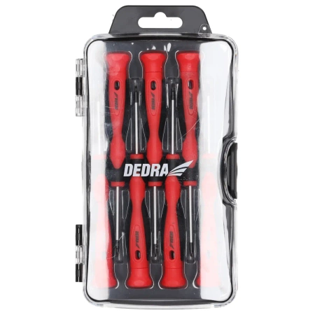 DEDRA 06A080 Комплект 7бр. прецизни отвертки, CrV стомана
