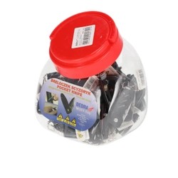 Mini pocket knife keychain, jar of 50 pcs, DEDRA M311.110