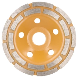 DEDRA HP041 Diamond Grinding Disc with Double Segments 125 mm/22.2mm DYNAMIC