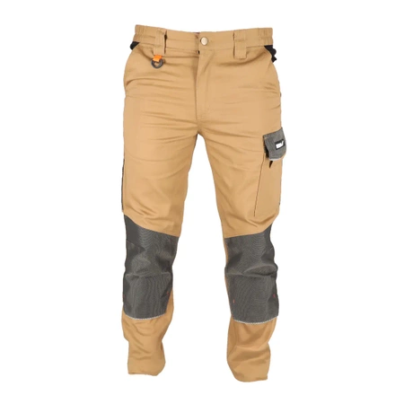 Safety trousers size XXL/58, cotton+spandex, 270g/m2