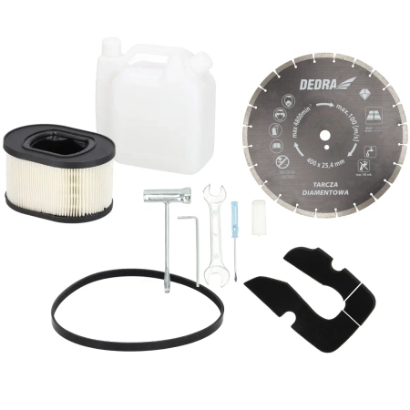 Bencinska rezalna naprava za beton in jeklo 400 mm DEDRA DED8837, 4,8 kW