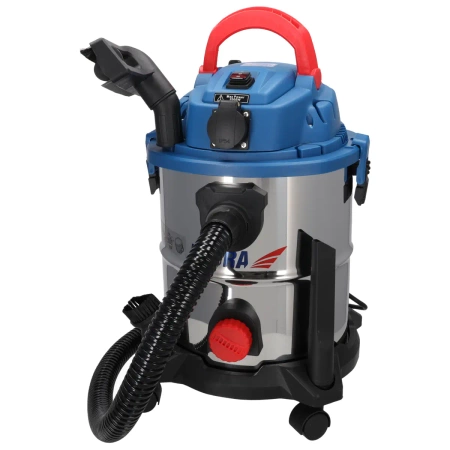 DEDRA DED6597 Industrial Vacuum Cleaner, 1600W, 5-in-1 - gypsum/ash/dry/wet/blower, filter shaking
