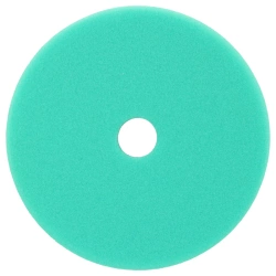 Ļoti cieta pulēšanas sūklis ar velcro (zaļš) DEDRA 08T825, diametrs 150 mm, biezums 25 mm