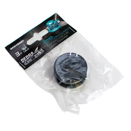 Spool nööriga, nailonnöör DEDRA SAS+ALL DED70901 trimmerile ja võsalõikurile 1,6mm, pikkus 3m.
