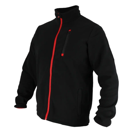 Fleece jacket 280g/m2, size XL, black color