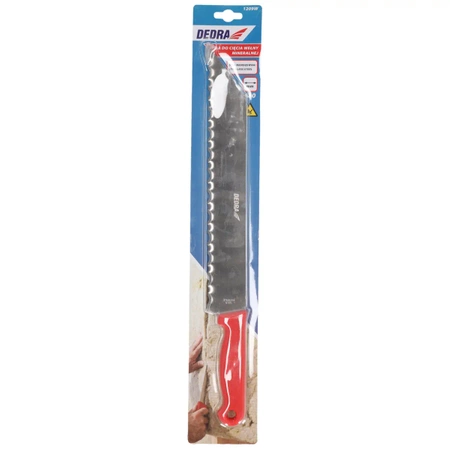 Ferăstrău manual DEDRA 1209W pentru tăierea vatei minerale, lungimea lamei 335mm, lungimea totală 470mm