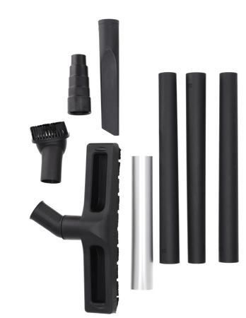 Промышленный пылесос DEDRA DED6597, 1600 Вт, 5-в-1 - гипс/зола/сухая/влажная/воздуходувка, очистка фильтра